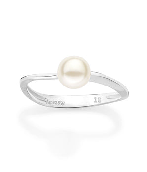 SILVER 925 TIMELESS PEARL RING