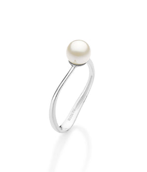 SILVER 925 TIMELESS PEARL RING