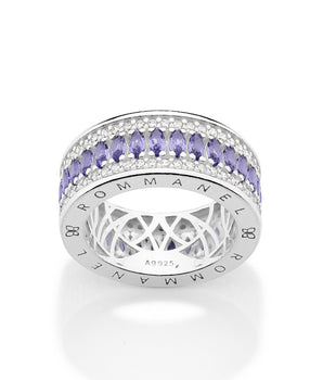 SILVER 925 GEOMETRY OF LIGHT RING