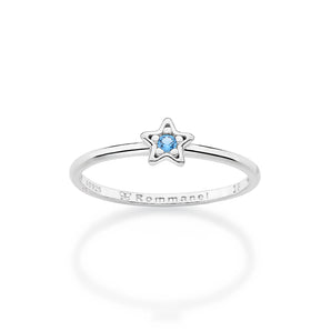 SILVER 925 STELLA MARINA SKINNY RING