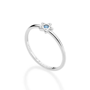SILVER 925 STELLA MARINA SKINNY RING