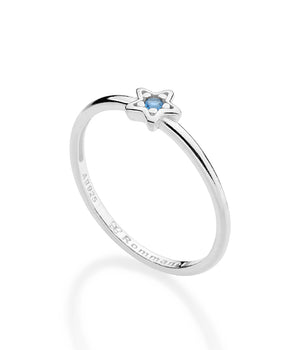 SILVER 925 STELLA MARINA SKINNY RING