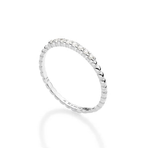 SILVER 925 LUCE DI CAPRI SKINNY RING