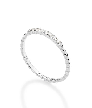 SILVER 925 LUCE DI CAPRI SKINNY RING