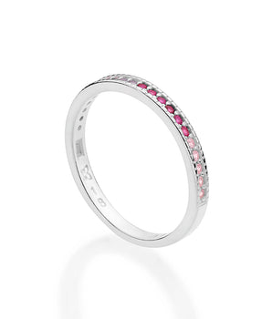 SILVER 925 GIRLY VIBES SKINNY RING
