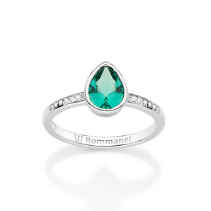SILVER 925 PRECIOUS BOND SKINNY RING
