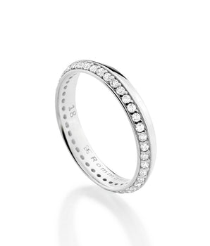 SILVER 925 ETERNAL PROMISE WEDDING BAND