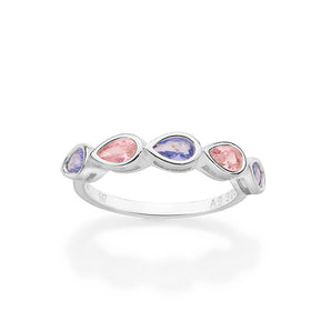 SILVER SOFT DEVOTION SKINNY RING