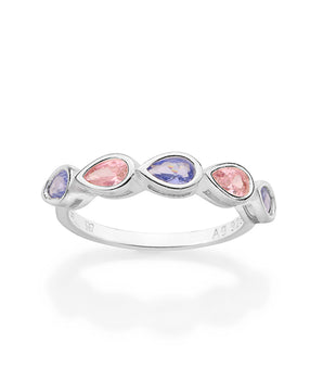 SILVER SOFT DEVOTION SKINNY RING