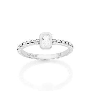 SILVER RADIANT SOUL SOLITAIRE RING