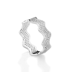 SILVER 925 RICKRACK RING