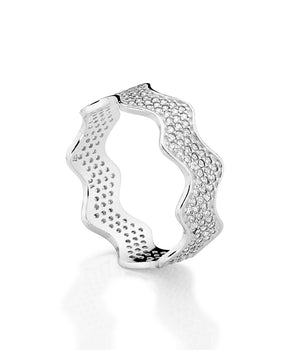 SILVER 925 RICKRACK RING