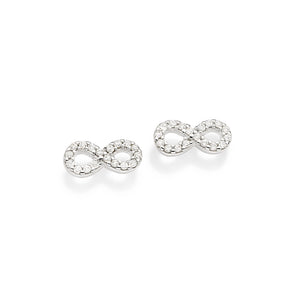 SILVER 925 FOREVER STUD EARRINGS