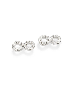 SILVER 925 FOREVER STUD EARRINGS