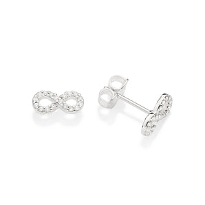 SILVER 925 FOREVER STUD EARRINGS
