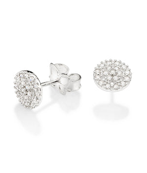 SILVER 925 STUDDED STUD EARRINGS
