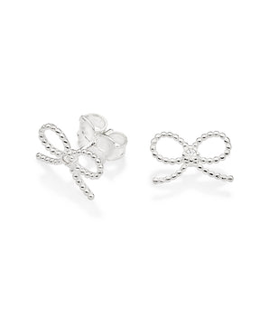 SILVER 925 BOW STUD EARRINGS