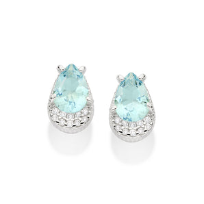SILVER 925 MELTED SNOW EARRINGS