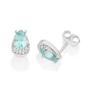 SILVER 925 MELTED SNOW EARRINGS