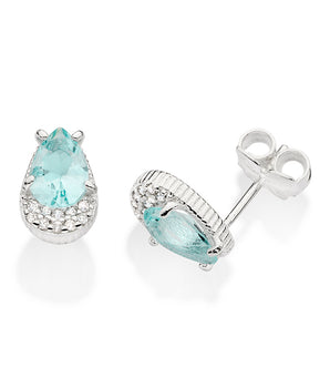 SILVER 925 MELTED SNOW EARRINGS