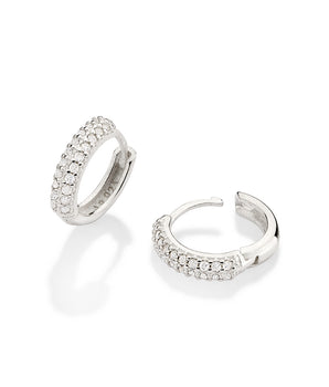 SILVER EARRING WITH ZIRCONIA