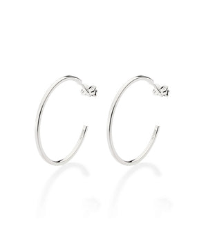 SILVER 925 EVERYDAY HOOP EARRINGS