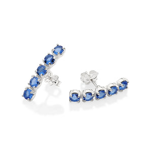 SILVER 925 BLUE HOLIDAYS EAR CUFF