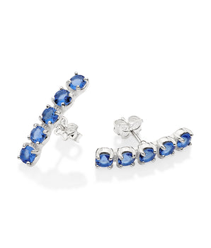 SILVER 925 BLUE HOLIDAYS EAR CUFF