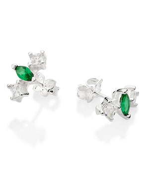 SILVER 925 MISTLETOE EARRINGS