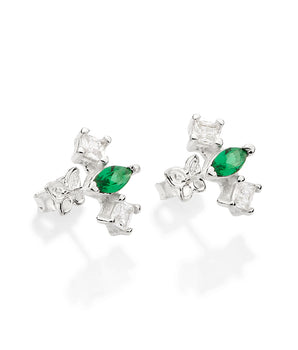 SILVER 925 MISTLETOE EARRINGS