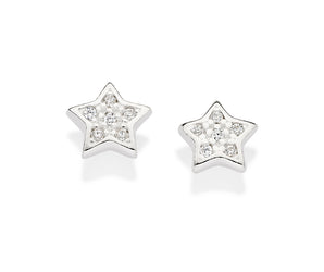 SILVER 925 STAR STUD EARRINGS