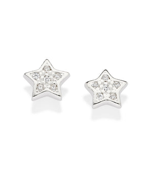 SILVER 925 STAR STUD EARRINGS