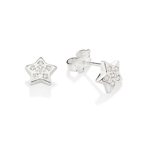 SILVER 925 STAR STUD EARRINGS