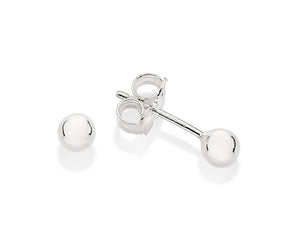 SILVER 925 SPHERE STUD EARRINGS