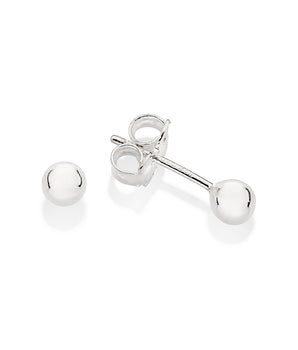 SILVER 925 SPHERE STUD EARRINGS