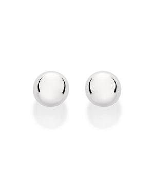 SILVER 925 SPHERE LARGE STUD EARRINGS