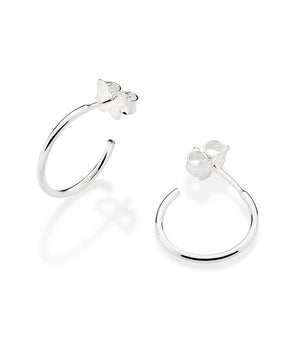 SILVER 925 SMALL EVERYDAY HOOP EARRINGS