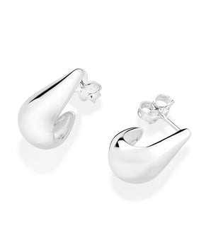 SILVER 925 SMALL DROPLET EARRINGS