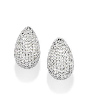 SILVER 925 STUDDED DROP EARRINGS