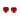 SILVER 925 RED HEART BUTTON EARRINGS