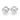 SILVER 925 FLOWER BUTTON EARRING WITH ZIRCONIA