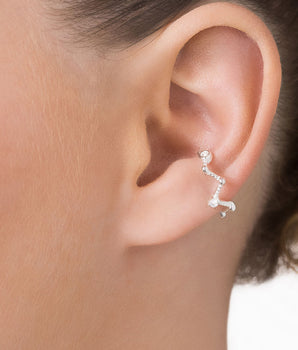 SILVER 925 ZIG ZAG EAR CUFF