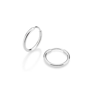 SILVER 925 EVERYDAY HOOP EARRINGS