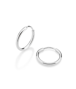 SILVER 925 EVERYDAY HOOP EARRINGS