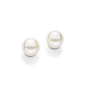 SILVER 925 TIMELESS PEARL STUD EARRINGS