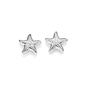 SILVER 925 STARFISH STUD EARRINGS