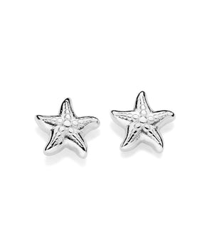 SILVER 925 STARFISH STUD EARRINGS