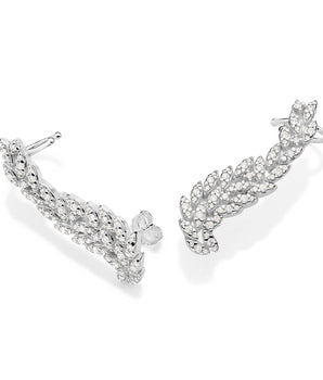 SILVER 925 RADIANT PAVÉ EAR CUFF
