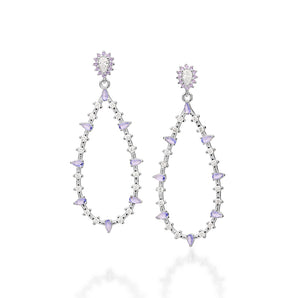 SILVER 925 CASCADING DROP EARRINGS