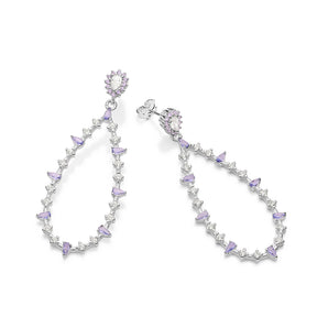 SILVER 925 CASCADING DROP EARRINGS
